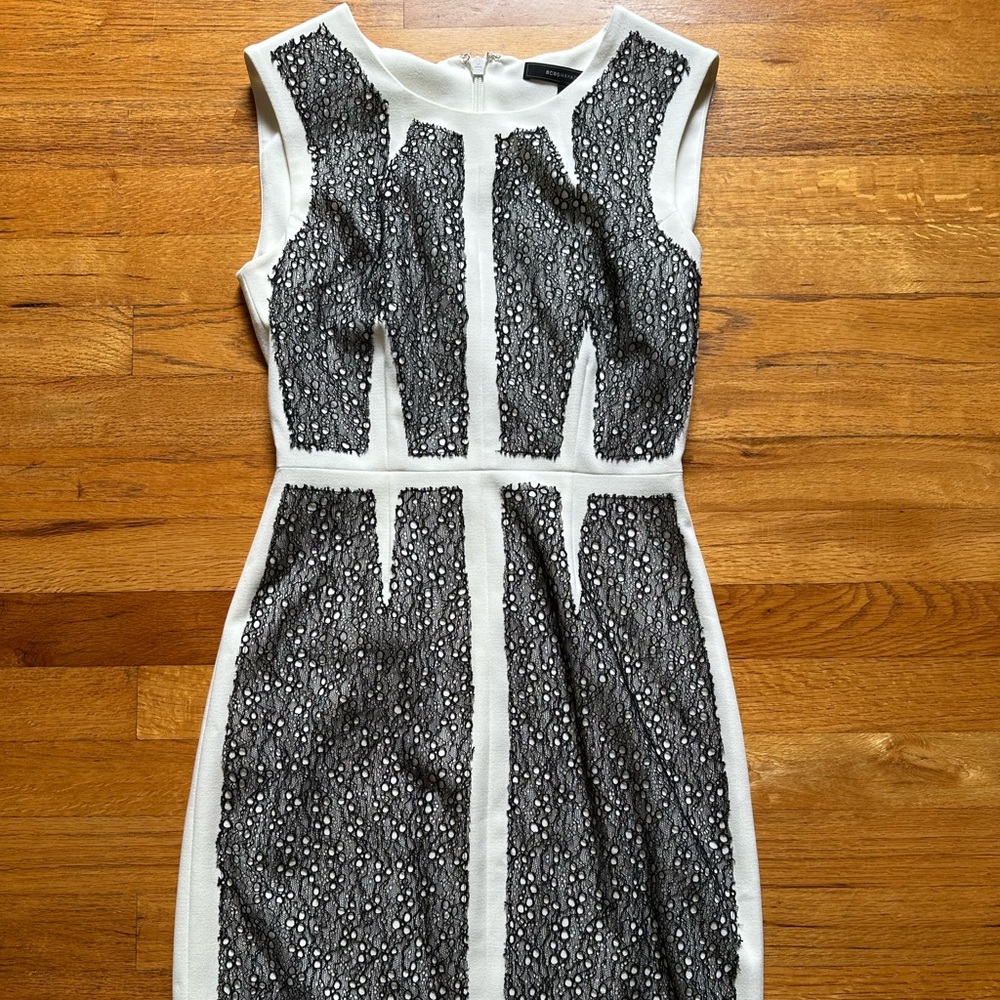 BCBGMaxAzria Monochrome Chic Dress